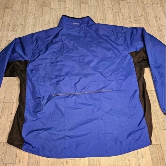 Vintage Reebok Blue/Black Auto Finishers 3M NASCAR Windbreaker Jacket Size XXL - Picture 8 of 10